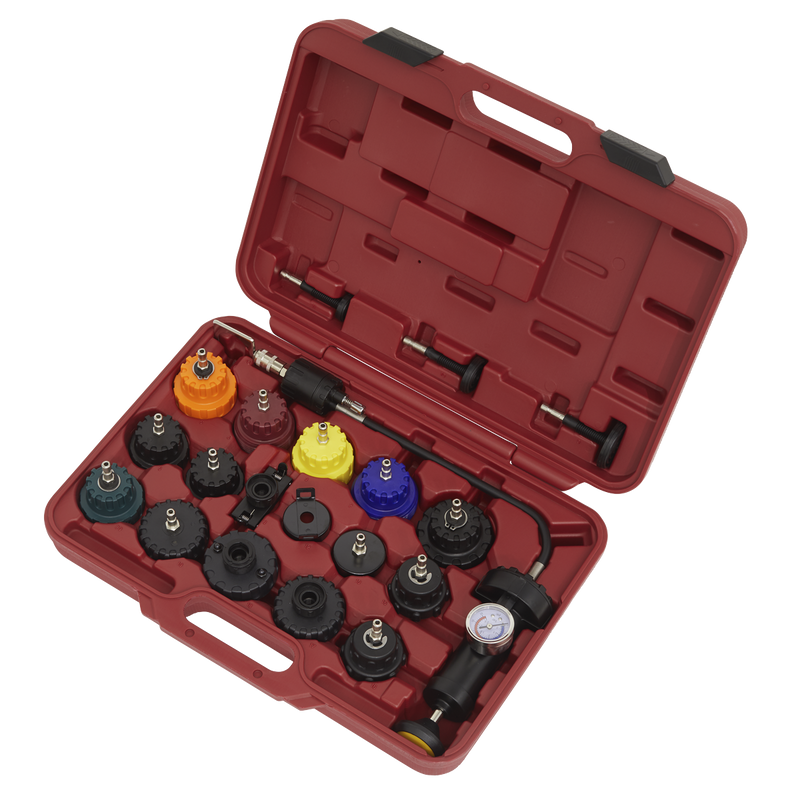 Sealey VS001 20pc Cooling System Pressure Tester Kit