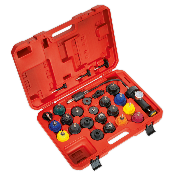 Sealey VS0011 25pc Cooling System Pressure Test Kit