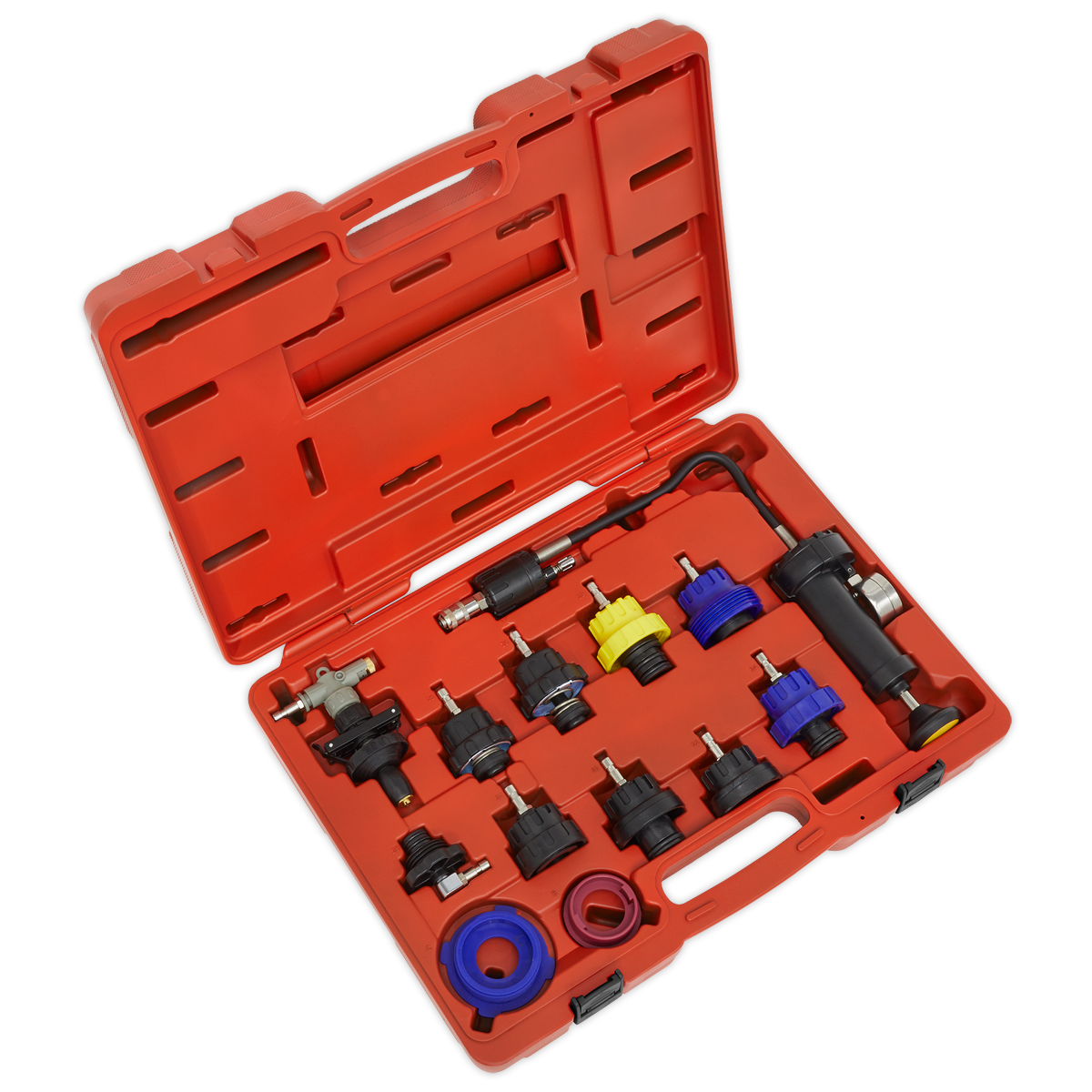 Sealey VS0014 13pc Cooling System Pressure Test Kit