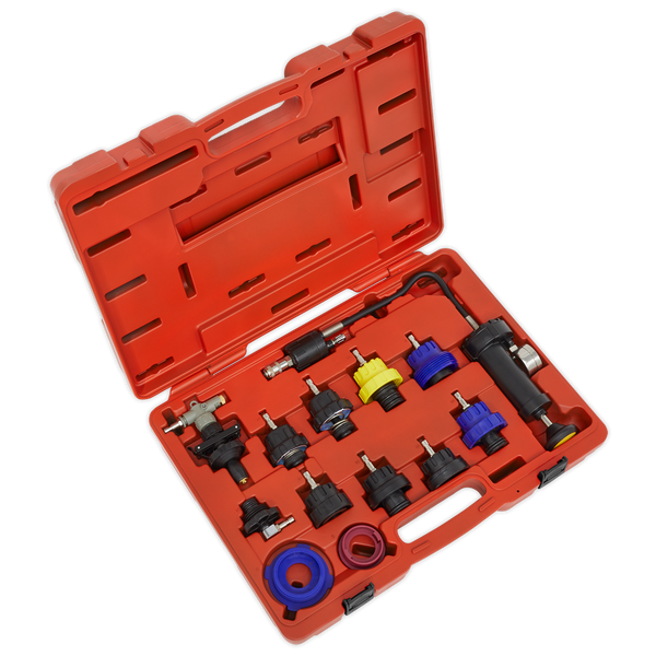 Sealey VS0014 13pc Cooling System Pressure Test Kit
