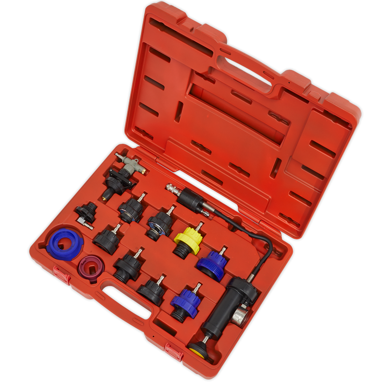 Sealey VS0014 13pc Cooling System Pressure Test Kit