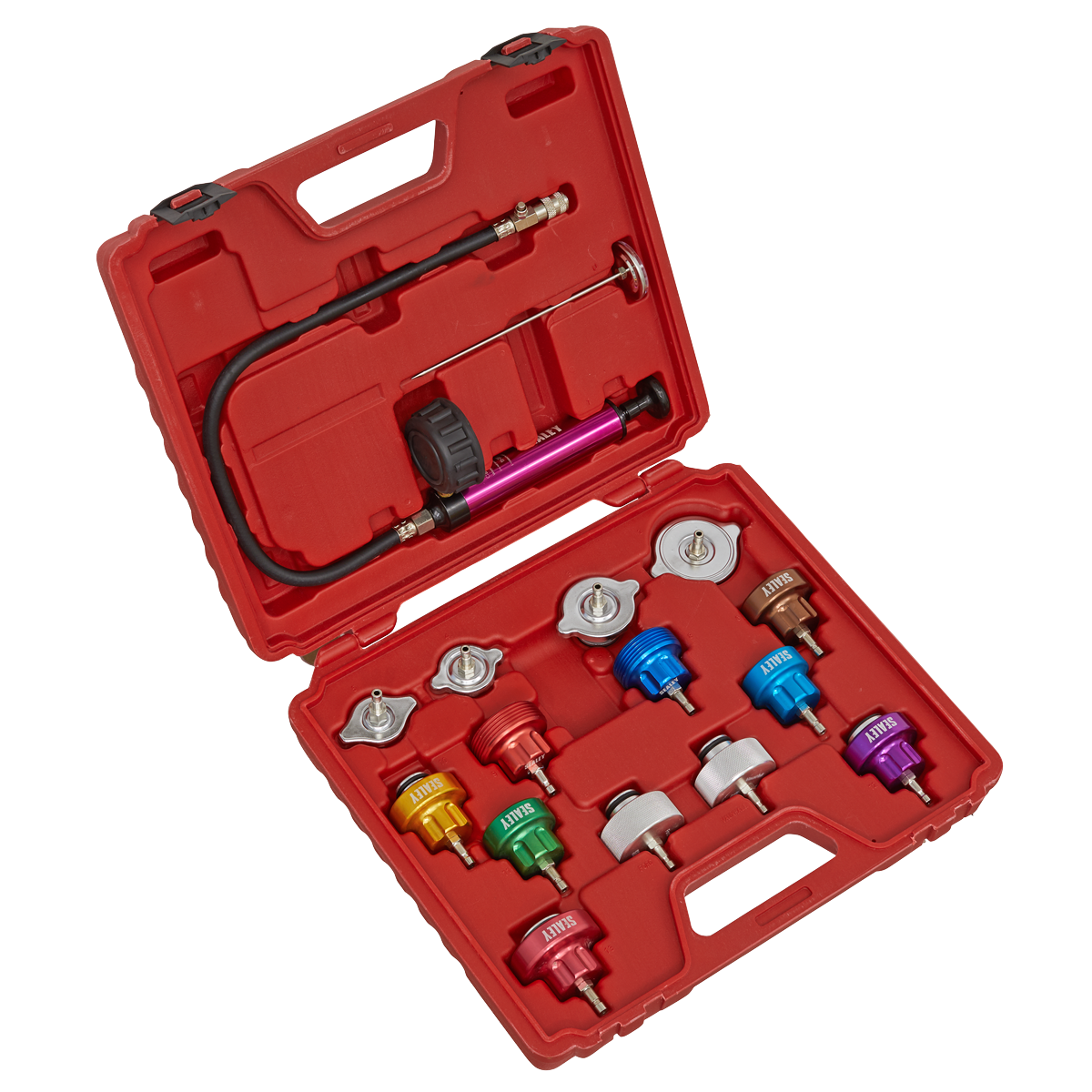 Sealey VS006 16pc Cooling System Pressure Test Kit