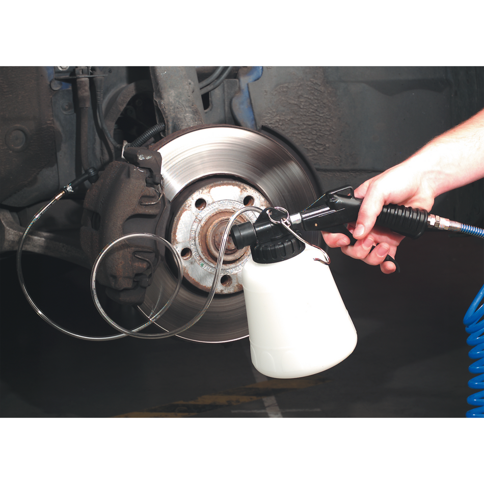 Sealey VS020 1L Pneumatic Vacuum Brake Bleeder