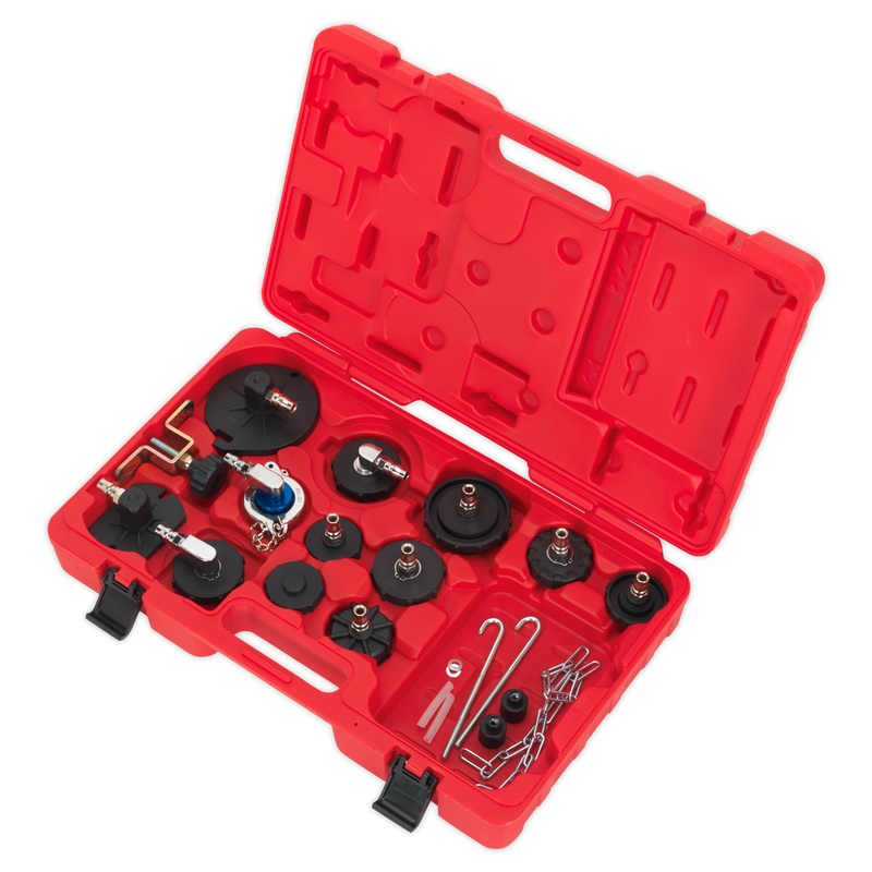 Sealey VS0204B Brake & Clutch Bleeder Cap Set