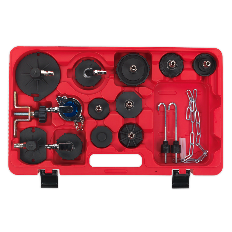 Sealey VS0204B Brake & Clutch Bleeder Cap Set