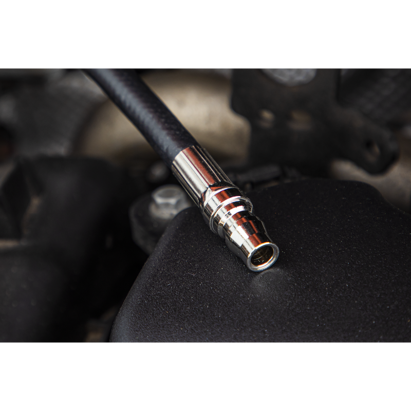 Sealey VS0204C4 Brake Pressure Bleeder Cap 45mm - Connector With Hose 90 degree