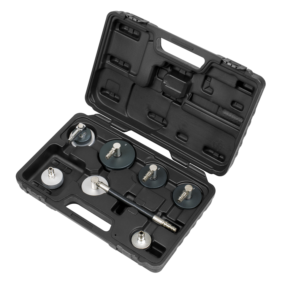 Sealey VS0204C 7pc Brake & Clutch Pressure Bleeder Cap Set