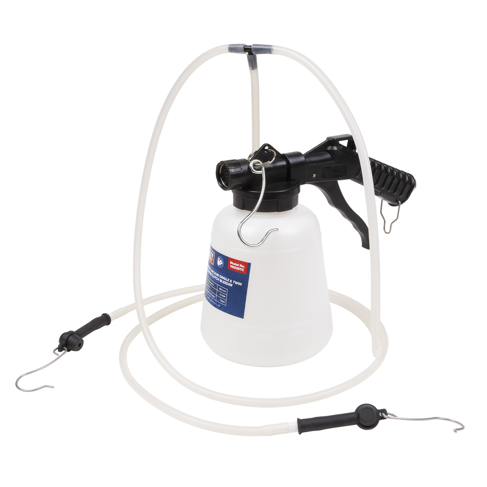 Sealey VS020TC 1L Pneumatic Vacuum Single & Twin Brake Caliper/Clutch Bleeder