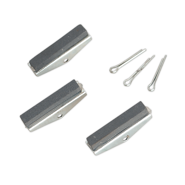 Sealey VS0222 Cylinder Hone Stone Set 3 x 1-1/8" Fine