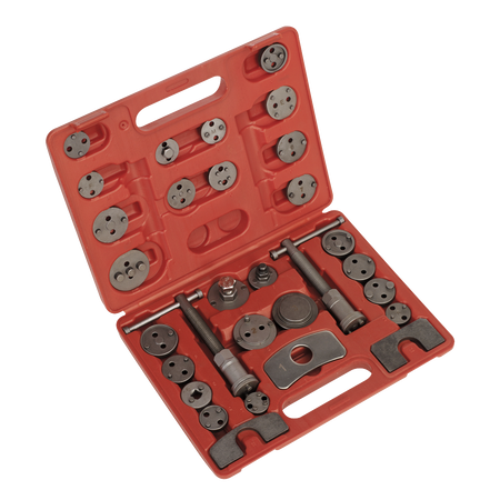 Sealey VS0285 30pc Brake Piston Wind-Back Tool Kit