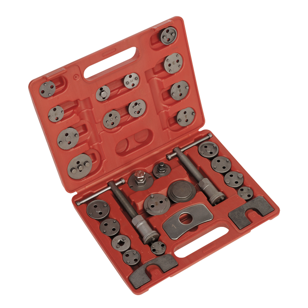 Sealey VS0285 30pc Brake Piston Wind-Back Tool Kit