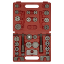 Sealey VS0285 30pc Brake Piston Wind-Back Tool Kit