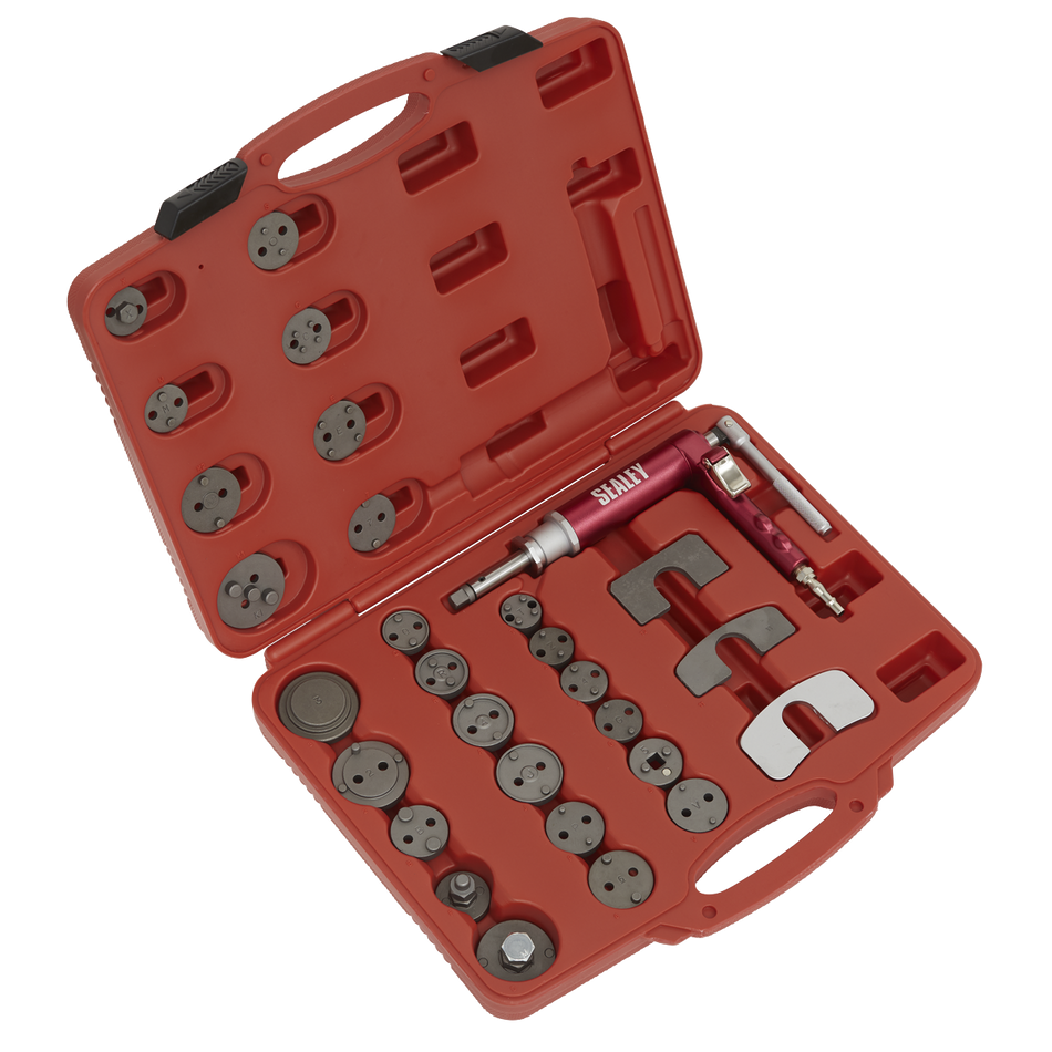 Sealey VS0286 29pc Air Operated Brake Wind-Back Tool Kit
