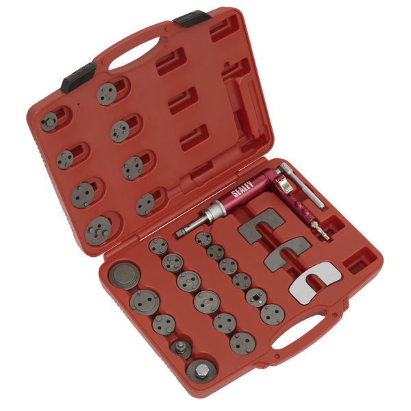 Sealey VS0286 29pc Air Operated Brake Wind-Back Tool Kit