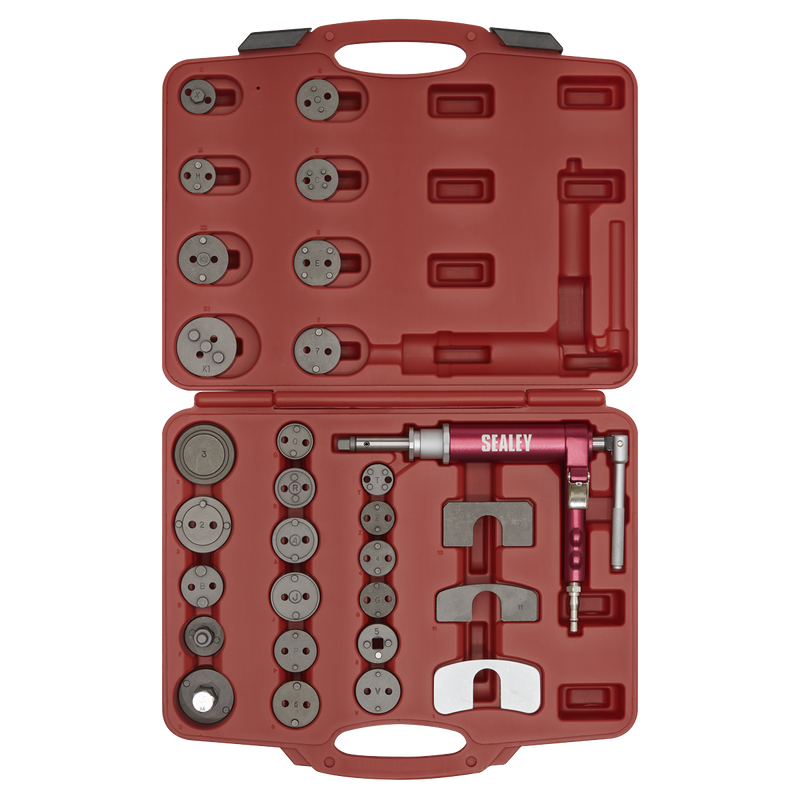 Sealey VS0286 29pc Air Operated Brake Wind-Back Tool Kit