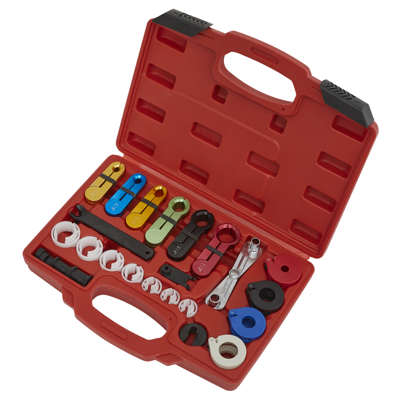 Sealey VS0457 21pc Fuel & Air Conditioning Disconnection Tool Kit