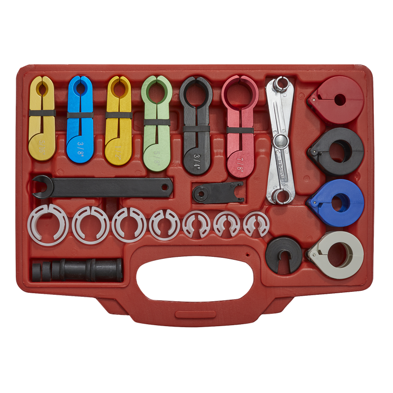 Sealey VS0457 21pc Fuel & Air Conditioning Disconnection Tool Kit