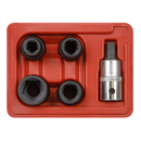 Sealey VS0464 5pc 1/2"Sq Drive Brake Caliper Socket Set