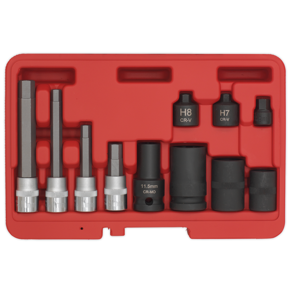 Sealey VS0465 11pc Brake Caliper Socket Set