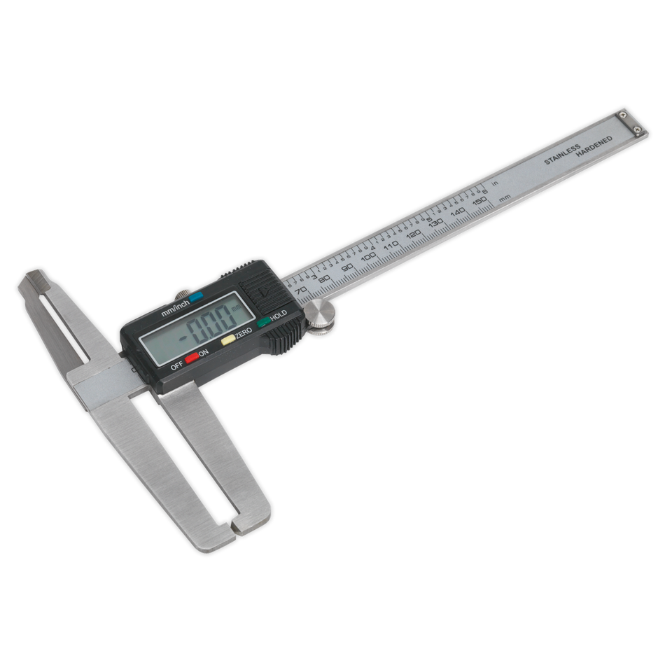Sealey VS0566 150mm/6" Digital Brake Disc & Drum Caliper