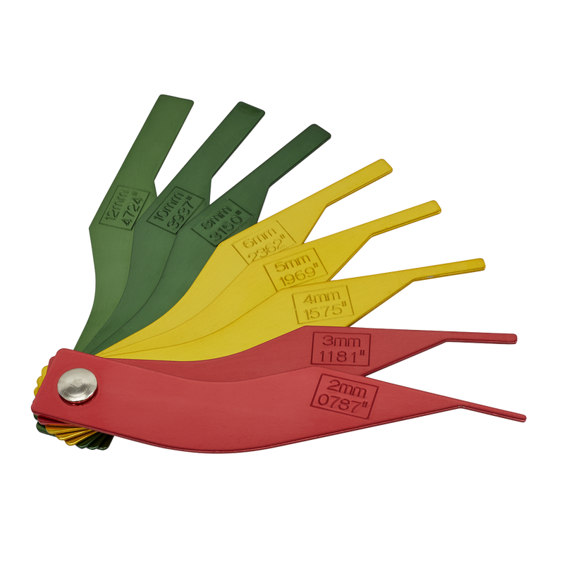 Sealey VS059 8pc Brake Pad Thickness Gauge