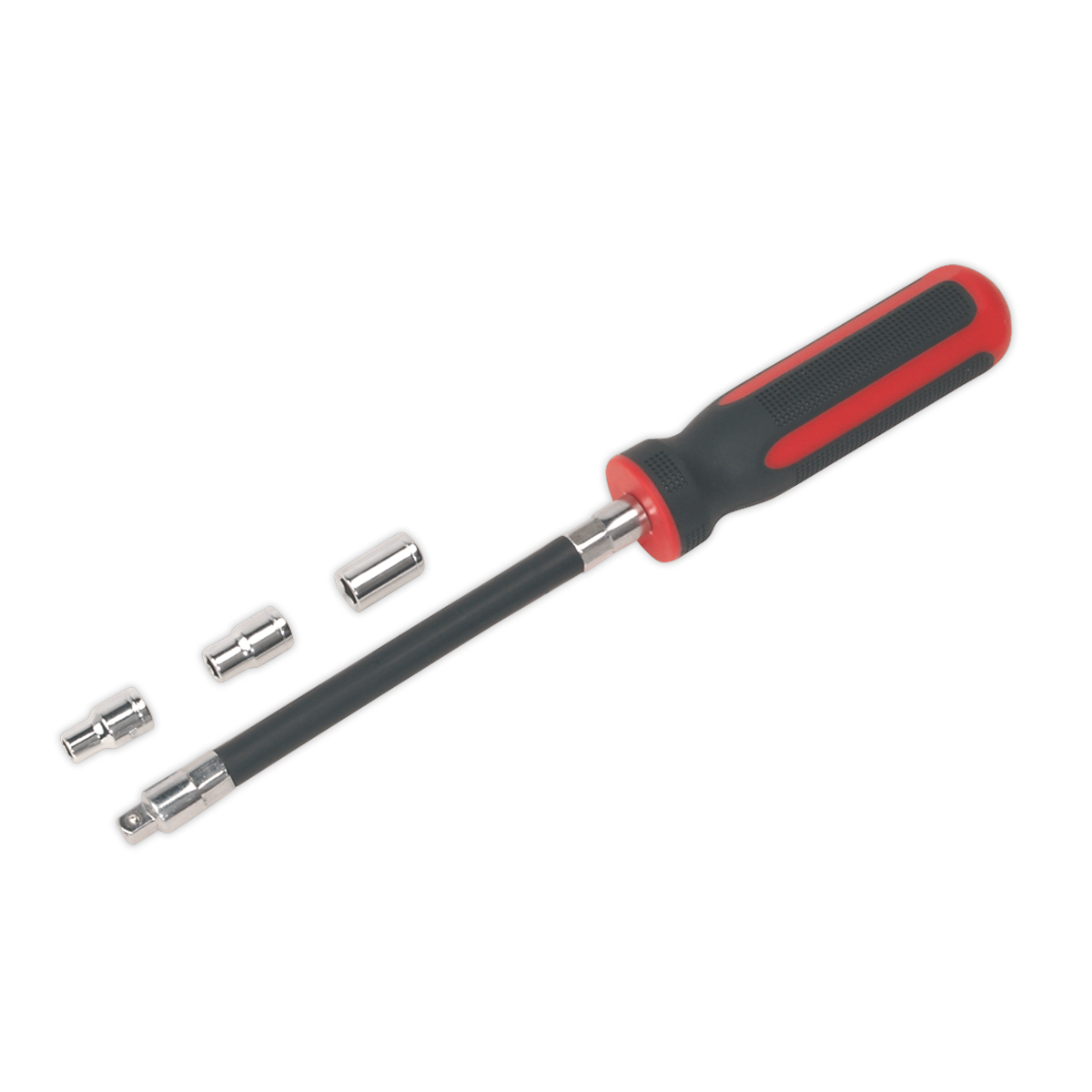 Sealey VS063 4pc Flexible Hose Clip Nut Driver Set
