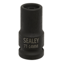 Sealey VS0985 1/2"Sq Drive 14mm Brake Caliper Socket 7-Point