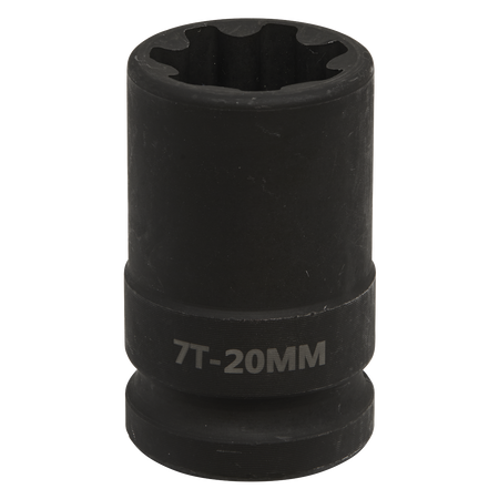 Sealey VS0986 1/2"Sq Drive 20mm Brake Caliper Socket 7-Point