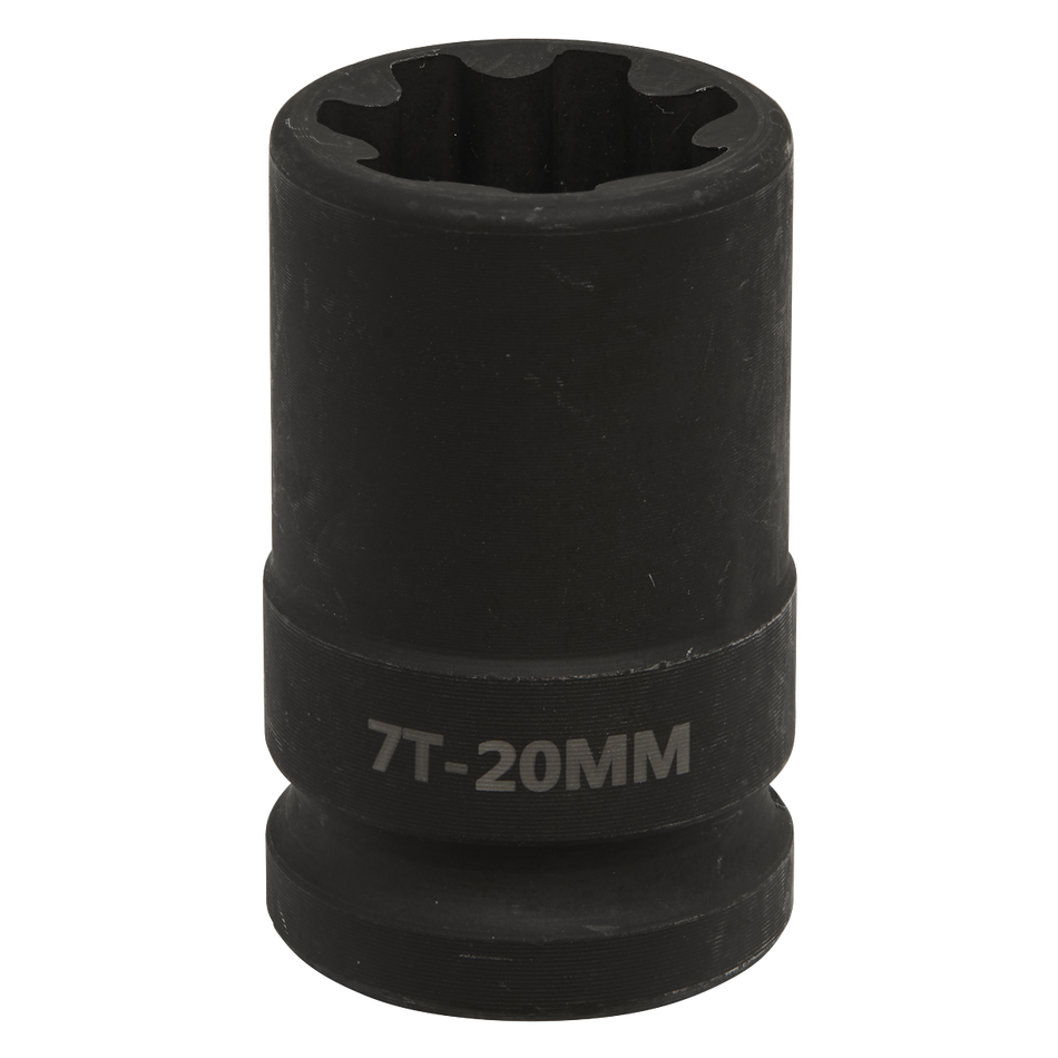 Sealey VS0986 1/2"Sq Drive 20mm Brake Caliper Socket 7-Point