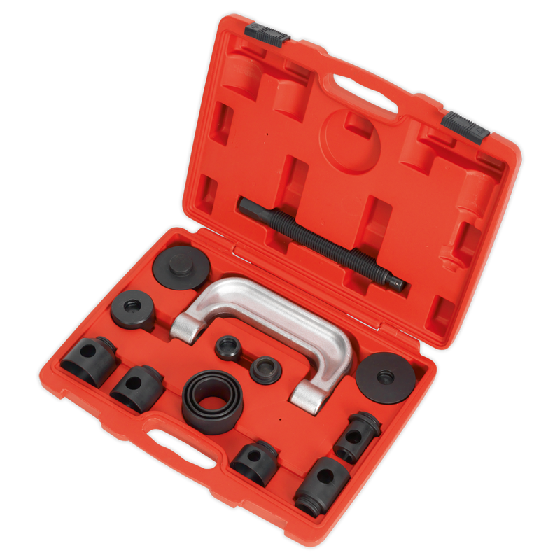 Sealey VS1274 14pc Lower Ball Joint Remover/Installer - Mercedes, Renault