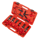 Sealey VS1662 9pc Hose Clip Removal Tool Set