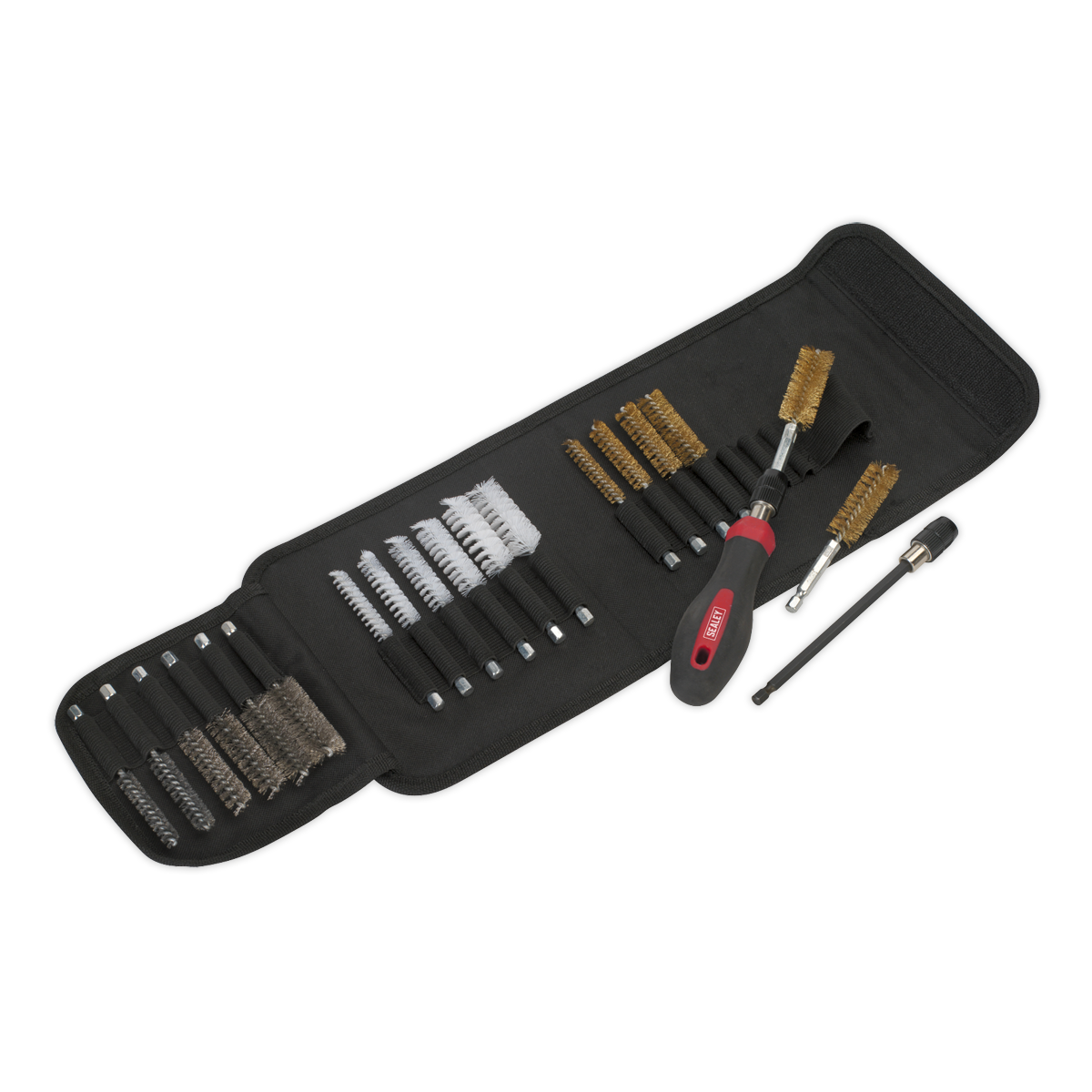 Sealey VS1800 20pc Cleaning & Decarbonising Brush Set