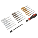 Sealey VS1800 20pc Cleaning & Decarbonising Brush Set