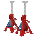 Sealey VS2002 Ratchet Type Axle Stands (Pair) 2tonne Capacity per Stand