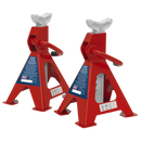 Sealey VS2002 Ratchet Type Axle Stands (Pair) 2tonne Capacity per Stand