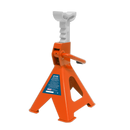 Sealey VS2002OR Ratchet Type Axle Stands (Pair) 2tonne Capacity per Stand - Orange