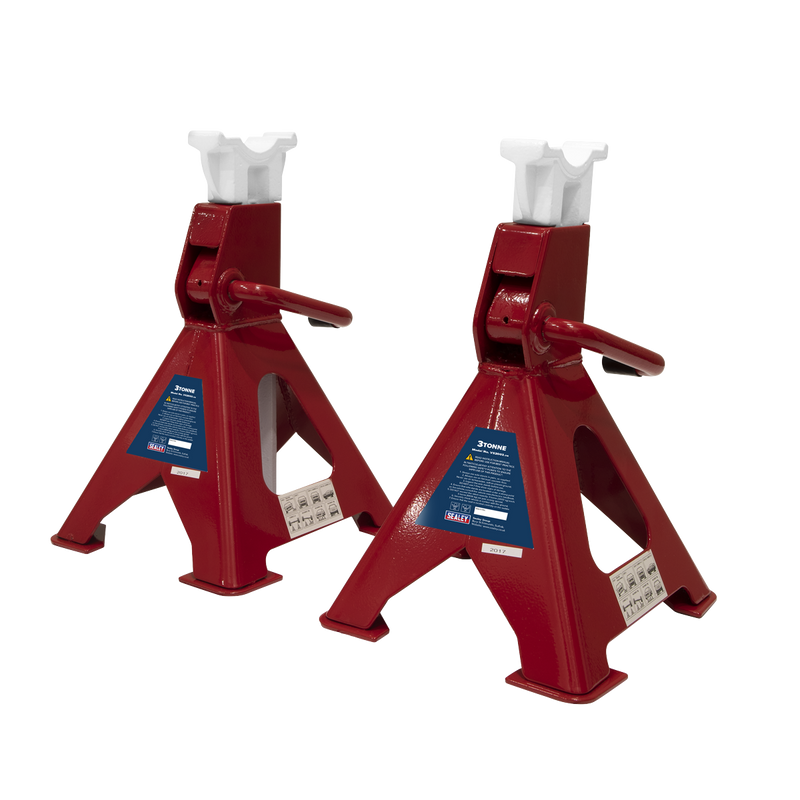 Sealey VS2003 Ratchet Type Axle Stands (Pair) 3tonne Capacity per Stand