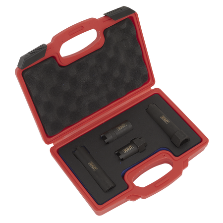 Sealey VS2061 4pc Injector Socket Set - Commercial
