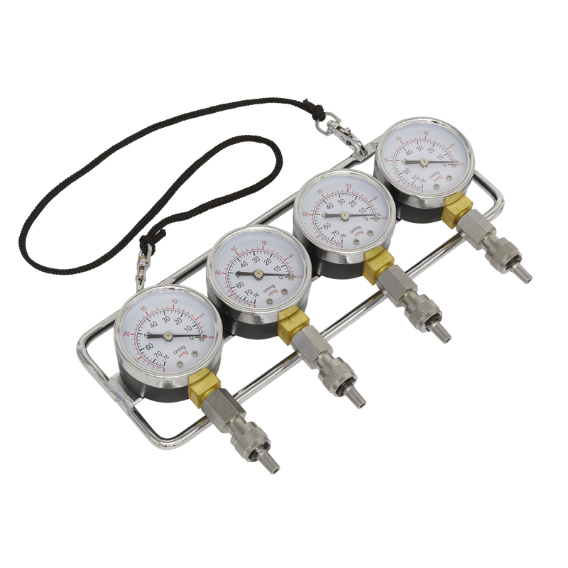 Sealey VS209 Carburettor Synchronizer - Vacuum, Mini-Type