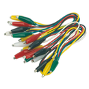 Sealey VS222 Jumper Test Lead Set - 5 Pairs x 450mm