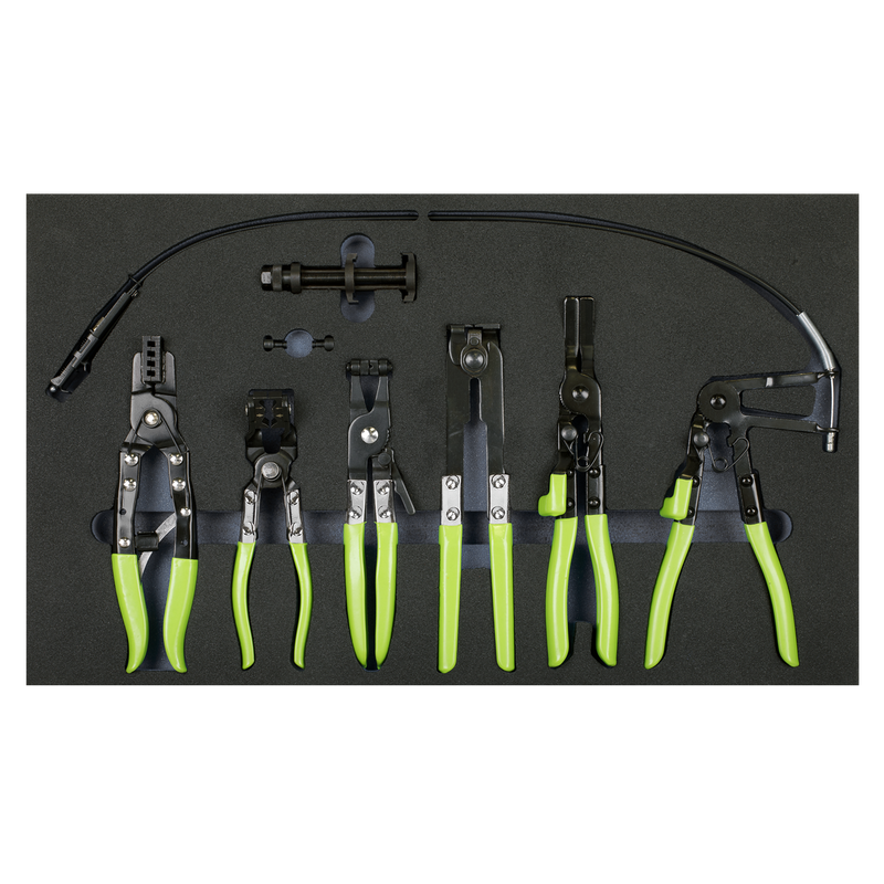 Sealey VS2662 7pc Hose Clip Removal Tool Set