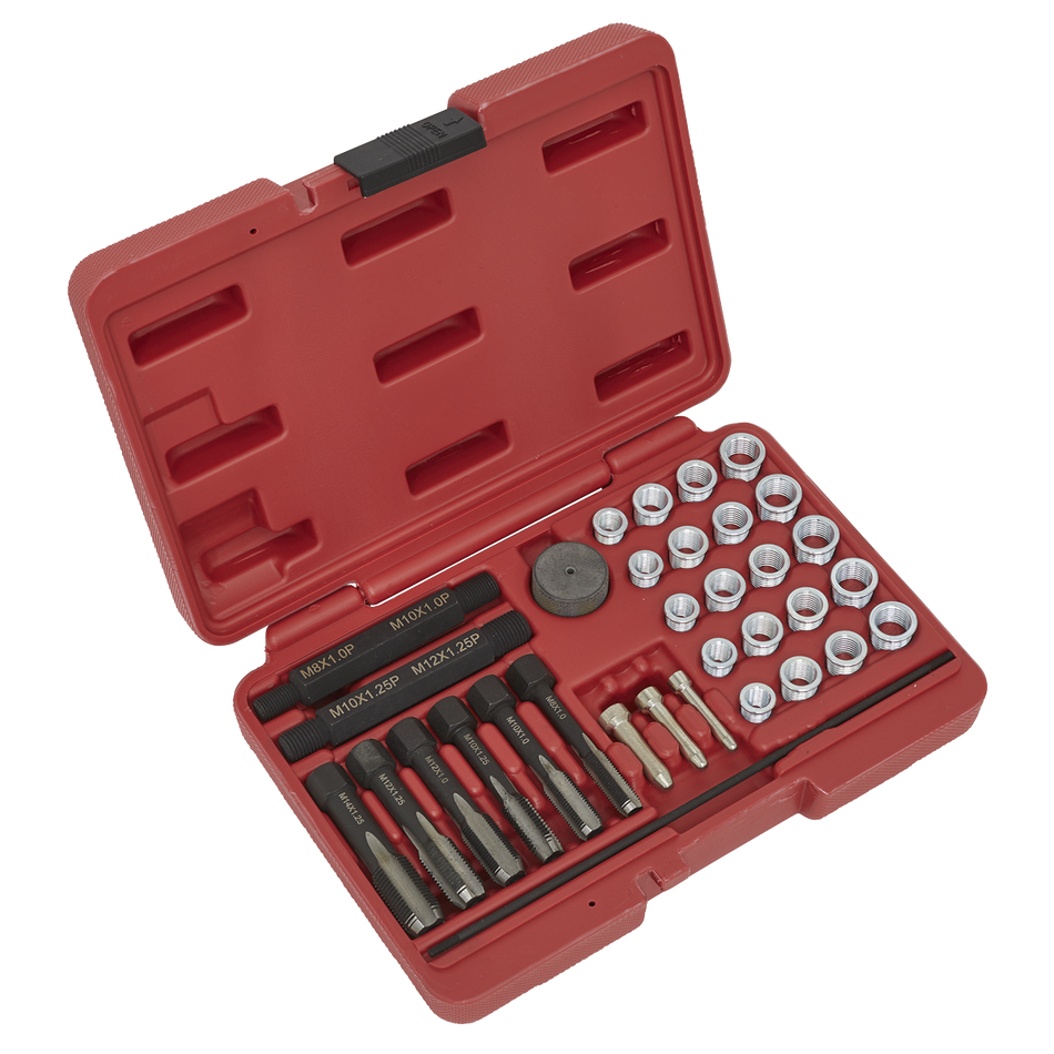 Sealey VS311 33pc Glow Plug Thread Repair Set