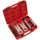 Sealey VS3814 9pc Hydraulic/Manual Ball Joint Splitter - Commercial