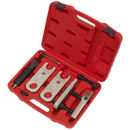 Sealey VS3814 9pc Hydraulic/Manual Ball Joint Splitter - Commercial