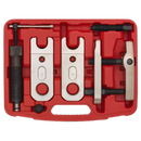 Sealey VS3814 9pc Hydraulic/Manual Ball Joint Splitter - Commercial