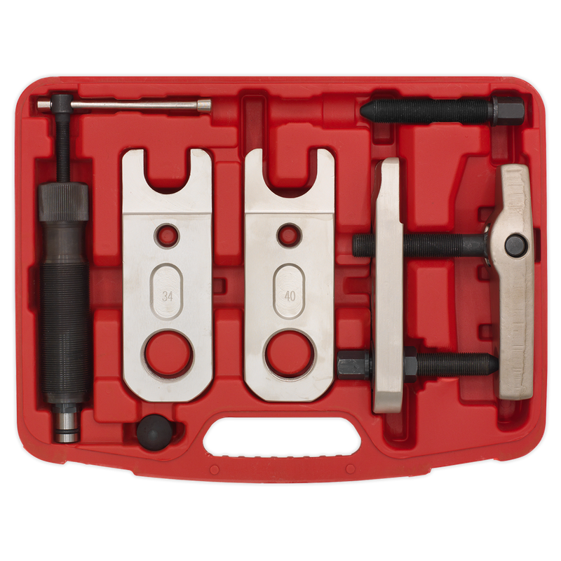 Sealey VS3814 9pc Hydraulic/Manual Ball Joint Splitter - Commercial