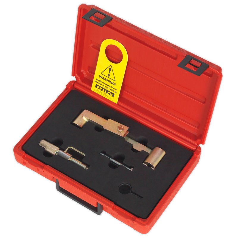 Sealey VS4387 Petrol Engine Timing Tool Kit - for Ford, Volvo 1.6, 1.8, 2.0, 2.3, 2.4, 2.5, 2.9 - Belt Drive