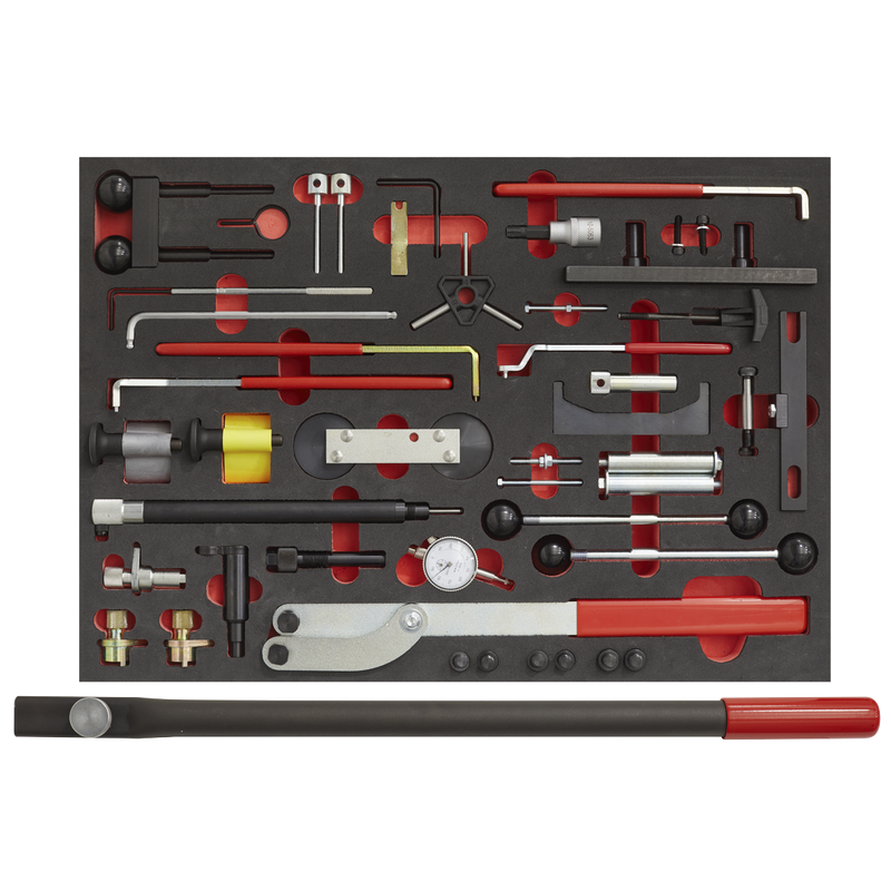 Sealey VS5100MK 59pc Diesel & Petrol Master Timing Tool Kit VAG - Belt/Chain Drive