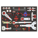 Sealey VS5100MK 59pc Diesel & Petrol Master Timing Tool Kit VAG - Belt/Chain Drive