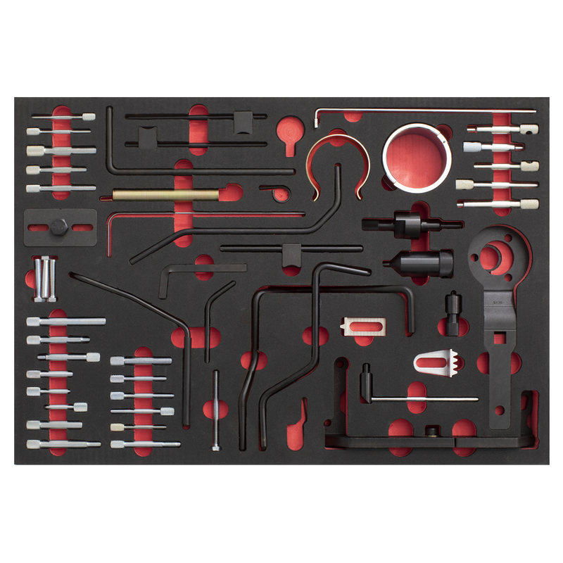 Sealey VS5300MK 48pc Diesel & Petrol Master Timing Tool Kit - for PSA - Belt/Chain Drive
